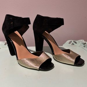 BCBGeneration Heels with Buckle Strap, Size 10